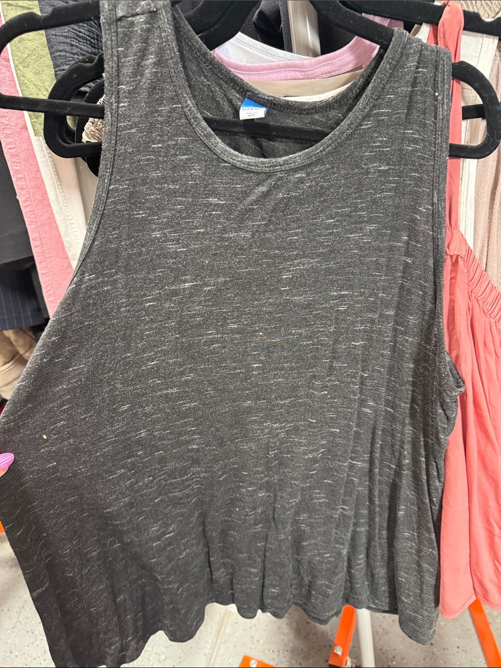 Old Navy Charcoal Gray Sleeveless Tank Top